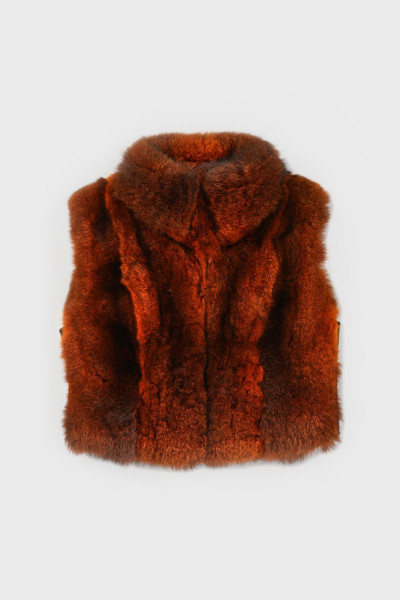 ★2022FW新作★KIRSH★CHERRY FUR PADDING VEST ☆2022FW新作☆KIRSH☆CHERRY FUR PADDING VEST